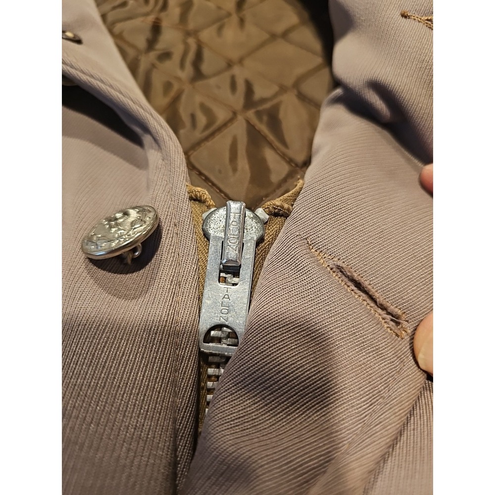 Vintage Capital Tuffy New‎ Symrna Police Jacket Obsolete Full Zip Patches Sz 44 - Picture 10 of 16